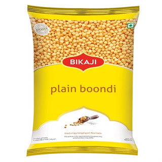 Bikaji Boondi Salted Plain 200g จากประเทศอินเดีย (200 กรัม) (Fried Chickpeas Flour Puffs)