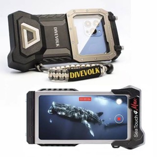 เคสมือถือกันน้ำลึก 60m Sea​touch​ 4 MAX Divevolk Underwater Housing for smartphone​ แท้