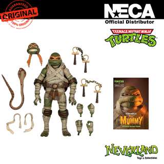 (NECA) Universal Monsters x TMNT Ultimate Michelangelo as The Mummy 7-Inch Scale Action Figure