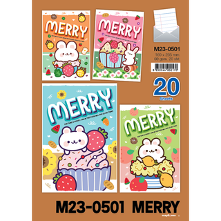 Mayflower Official สมุดนักเรียน 7 บาท จำนวน 20แผ่นรวมปก พิมพ์ 4 สีด้วยหมึก Soyink อัดลายไม้