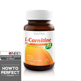 VISTRA L Carnitine 500mg plus 3L L-Carnitine LCarnitine