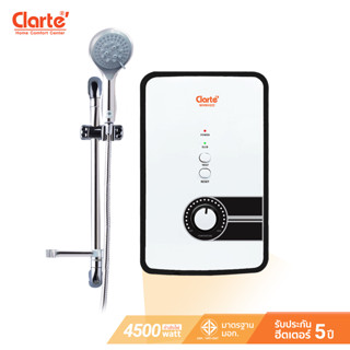 Clarte เครื่องทำน้ำอุ่น 4500วัตต์พร้อมชุดสไลด์บาร์ รุ่น WHM4522