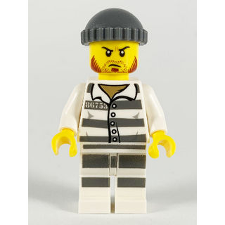 [ Minifigures ] มินิฟิก Lego - Jail Prisoner : City Town (cty1145, 40372) ราคา/ชิ้น