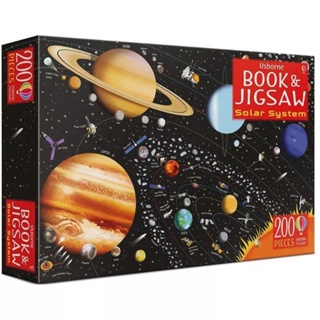 Usborne Book &amp; Jigsaw 2in1 ตัวต่อ100ชิ้นพร้อมหนังสือเสริมความรู้