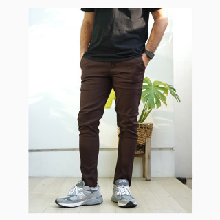 กางเกงเอวยืดผ้ายืดเข้ารูป เอวยืด26 ถึง 46 ผ้ายืดสีไม่ตก  เนื้อผ้ายืด Spandex ใส่สบายผ้ายืด