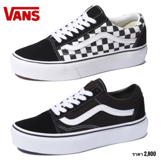 Vans รองเท้าผ้าใบ Old Skool Platform / Checkerboard Old Skool Platform (2แบบ)