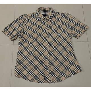 เสื้อเชิ๊ตแขนสั้น burberry ลาย nova check