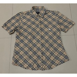 เสื้อเชิ๊ตแขนสั้น burberry ลาย nova check