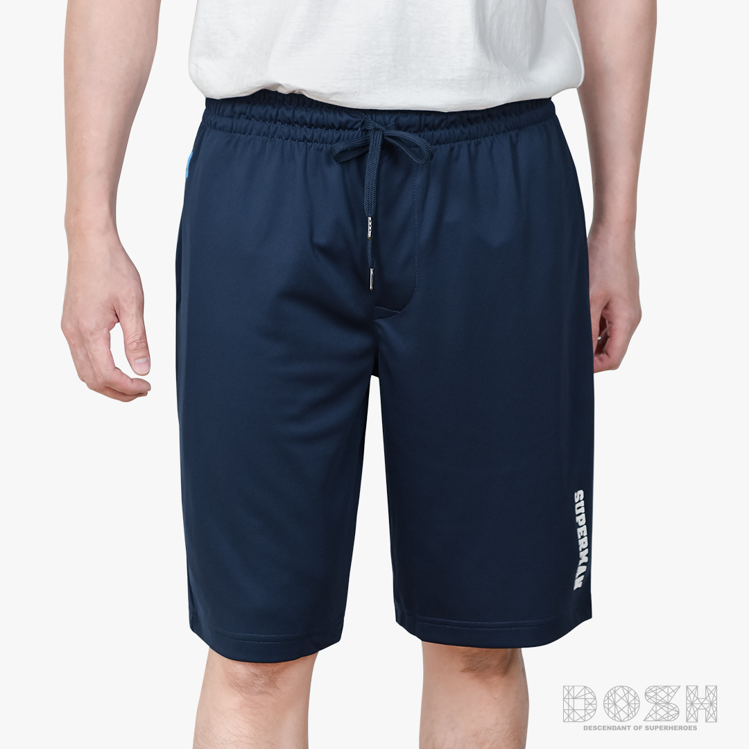 DOSH MEN'S SHORTS SUPERMAN กางเกงขาสั้นผู้ชาย ผ้าโพลีเอสเตอร์ 9FSMR5053-NV