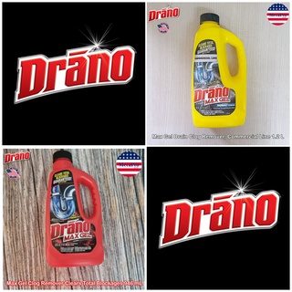 Drano® Max Gel Drain Clog Remover 946 mL or 1.2 L เจลทำความสะอาดท่อระบายน้ำอุดตัน ท่อตัน ท่ออุดตัน ห้องน้ำตัน