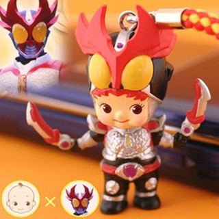 👶 Kewpie Kyujon Netsuke Kamen Rider Agito Shining Form Keychain 👶 พวงกุญแจ น้อง คิวพี × คาเมนไรเดอร์ น่ารักสุดๆ 👶