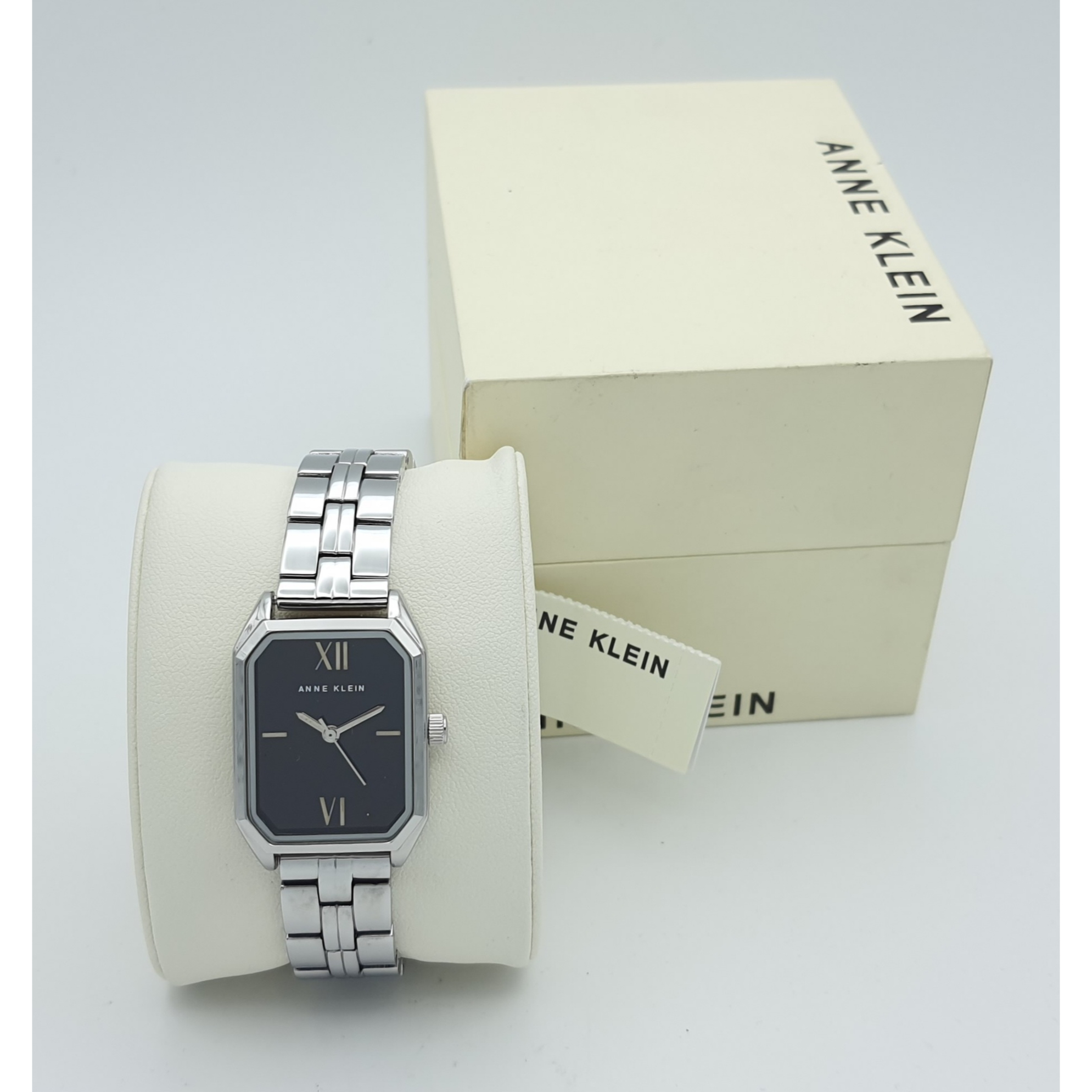 นาฬิกา ANNE KLEIN WOMEN'S AK/3775 BKSV QUARTZ พร้อมกล่อง (ใหม่)