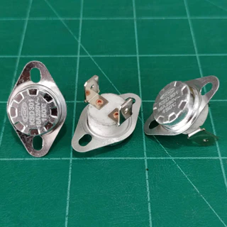เทอร์โมสตัท Thermostat สวิทช์ ควบคุม อุณหภูมิ เซรามิค 16A 250V 40°C ถึง 300°C #KSD302 NC ขางอ 90 16A (1 ตัว)