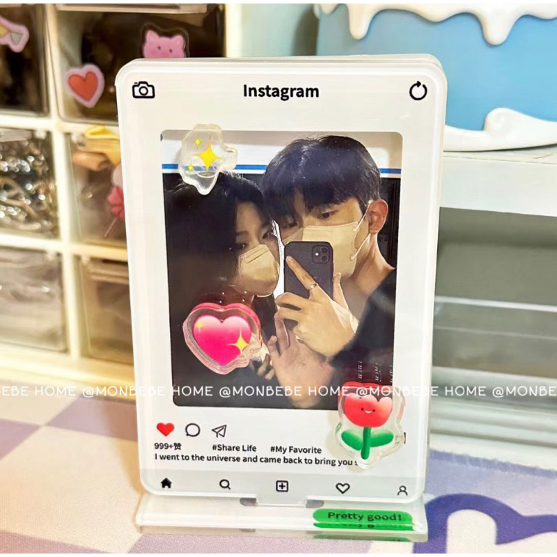 พร้อมส่ง กรอบรูปอะคริลิค 3 นิ้ว INS Idol อุปกรณ์เสริม สําหรับตกแต่งบ้าน 10 ชิ้น ราคา ถูกที่สุด ดีลบีเคเค