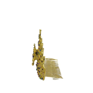 fashionjewelry มงกุฎพลอยหลากสี เครื่องประดับชุดไทย