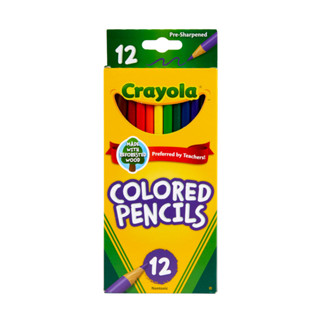 Crayola สีไม้ไร้สารพิษ 12แท่ง(12สี)