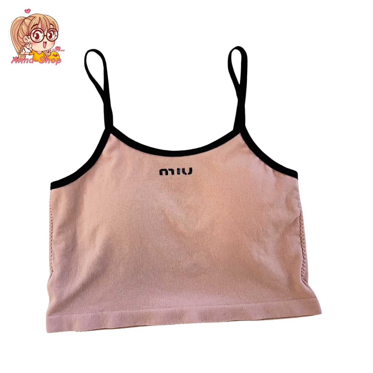 annacny  เสื้อสายเดี่ยวแฟชั่น💦 เสื้อกล้าม  เสื้อครอป 👚ผ้ายืดตามตัว A135 - รูปที่ 7