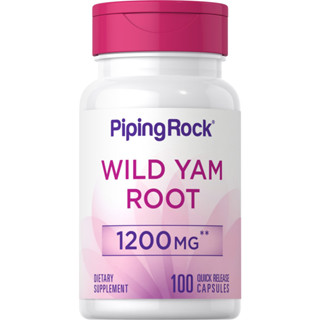 Wild Yam Root 1,200 mg. (100แคปซูล) มันเทศป่า ปรับสมดุลฮอร์โมนเพศหญิง ฟื้นฟูเซลล์ผิว เต่งตึง