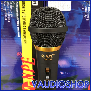 ไมโครโฟน NPE DM-709, DM-708, DM-707 พร้อมสายยาว 4.5 เมตร ไมค์ NPE เอ็นพีอี จำนวน 1 ตัว DM707 DM708 DM709