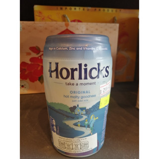 ฮอร์ลิคส์ เทรดดิชั่นแนล มอลต์ มิลค์ ดริ้งค์ (รสมอลต์) 300กรัม / Horlicks Original hot malty goodness just add milk 300g.