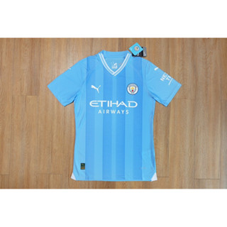 [PLAYER]เสื้อฟุตบอลแมนซิตี้ เหย้า Mancity 2023/24 เกรด Player