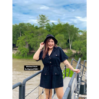 🎈Plussize จั๊มสูทคนอ้วน🎈 มี2ไซส์ L40-46" XL48-50"