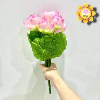 ช่อดอกบัว (ช่อคู่) ดอกบัวผ้า บงกช