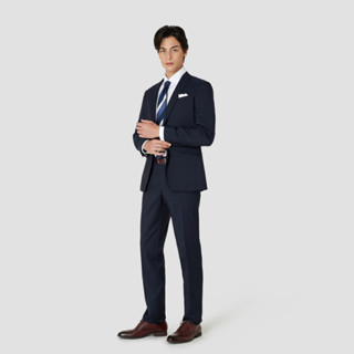 SUIT SELECT Shadow Stripe Suit (Navy)