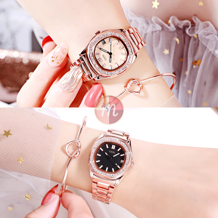 GEDI 3084 สวย ของแท้ 100% นาฬิกาแฟชั่น นาฬิกาข้อมือผู้หญิง