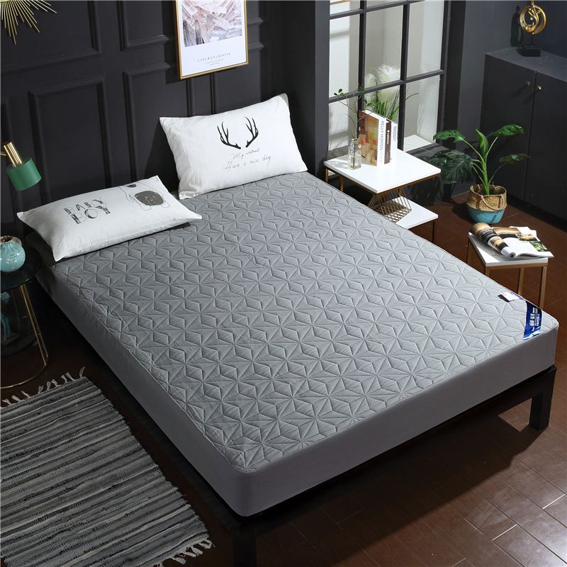 ผ้าปูที่นอนกันเปื้อน Mattress Protector ผ้ารองกันเปื้อนรัดรอบเตียง360 องศา