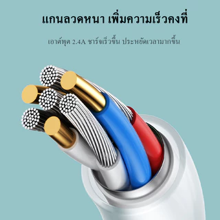ACOME สายชาร์จ รุ่น RB (Type-C / Micro / i0S) สายชาร์จมือถือ ชาร์จเร็ว/ชาร์จไว ขนาด 100 cm. แข็งแรง