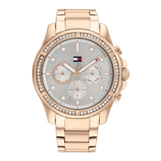 TOMMY HILFIGER Dames รุ่น TH1782572 นาฬิกาข้อมือผู้หญิง สายสแตนเลส สีโรสโกลด์ หน้าปัด 40 มม.