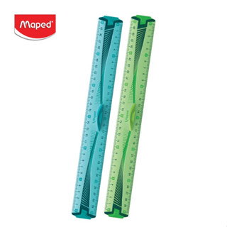 ไม้บรรทัด 30cm Flex Maped (มาเพ็ด) ไม้บรรทัดพลาสติก ไม้บรรทัดนักเรียน รหัส TC/244130 (จำนวน 1 อัน)