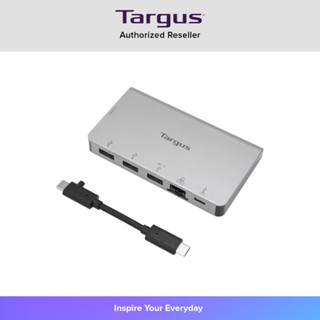 Targus USB-C Hub with Ethernet Adapter 100W Power Delivery (ACA951) อะแดปเตอร์แปลงสัญญาณ