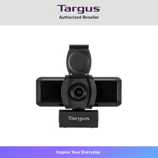 Targus AVC041 Webcam Pro Full HD Camera Manual Focus กล้องเว็บแคม มีไมค์และลำโพงในตัว พร้อมระบบตัดเสียงรบกวน