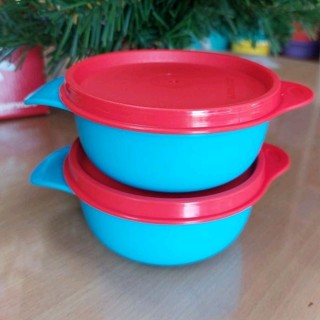 Tupperware ถ้วยเเบ่งทวิงเกิ้ลเบบี้ ความจุ240มล. ตัวถ้วยอุ่นไมโครเวฟได้ ถ้วยป้อนอาหารเด็ก