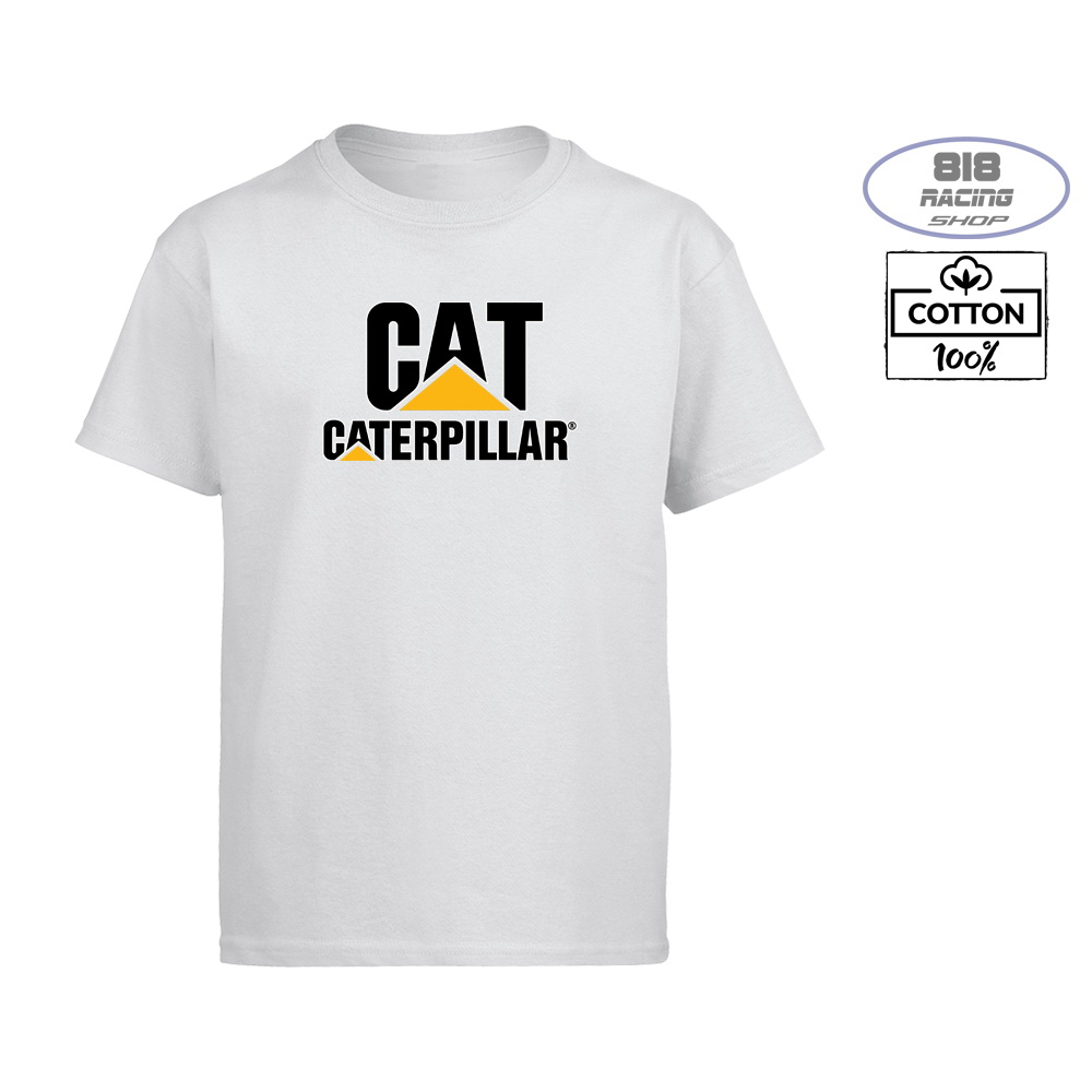 เสื้อยืด RACING เสื้อซิ่ง [COTTON 100%] [CAT CATERPILLAR]