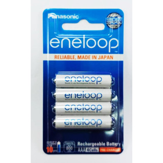 ถ่านชาร์จ Panasonic Eneloop AAA 800mAh แพ็ค 4 ก้อน จำนวน 1แพ็ค (ของแท้พานาโซนิคไทย)