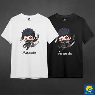 เสื้อยืดเกมเมอร์ แขนสั้น คอกลม ลาย Assassin ผ้า Cotton 100% เกรดพรีเมี่ยม แบรนด์ Glisten Game