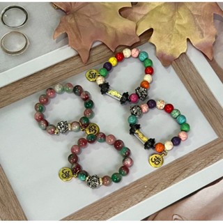 (mm065) ราคาส่งชุดข้อมือหิน+ตะกรุดพระพิฆเนศ+จี้โฮม(ทางร้านร้อยเองนะคะ)