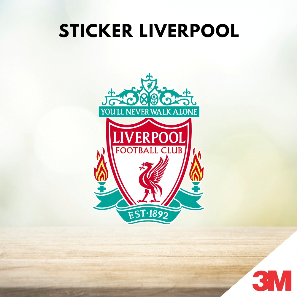 สติกเกอร์โลโก้ทีมฟุตบอล ลิเวอร์พูล liverpool สติกเกอร์ 3M ทนแดด กันน้ำ 100%