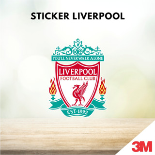 สติกเกอร์โลโก้ทีมฟุตบอล ลิเวอร์พูล liverpool สติกเกอร์ 3M ทนแดด กันน้ำ 100%