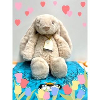 Jellycat​🐇Bashful Luxe Bunny​ Willow พร้อมส่ง! ตุ๊กตากระต่ายขนาด31 cm​ ของแท้! 💯%จากอังกฤษ