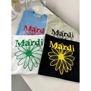 พร้อมส่ง🌻 เสื้อยืดOversize ลายดอกไม้ Mardi🌼🌼