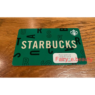 [พร้อมส่ง] Starbucks card &lt;มีเงินในบัตร 100฿&gt;