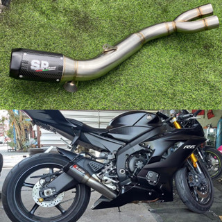 ชุดslip on  ypipe รุ่นyamaha R6 คอ3นิ้วไส้สูตร🇹🇭