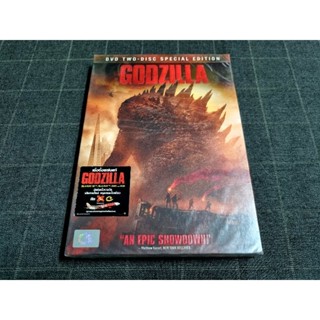 DVD 2 Disc ภาพยนตร์แอ็คชั่นเปิดจักรวาลมอสเตอร์ สุดยิ่งใหญ่ "Godzilla / ก็อตซิลล่า" (2014)