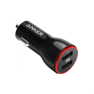 ANKER PowerDrive 2 24W 2-Port Car Charger Black รุ่น A2310H11-AK17 (CEP-001338)