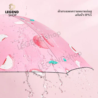 ร่มพับ ร่มกันUV กันแดด กันฝน ทันสมัย ลายผลไม้ /ลายหมี/ สีน่ารัก