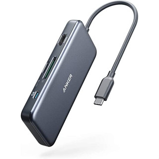 ANKER 341 USB-C Hub (7-in-1) 4K, 5Gbps, 100W Gray รุ่น AK370-Z (CEC-001317)